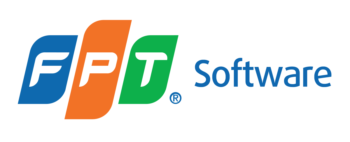 FPT Software logo featuring three stylized uppercase letters "F," "P," and "T" in blue, orange, and green blocks, followed by the word "Software" in blue text, captures the innovative spirit seen at the OutSystems NextStep Experience.