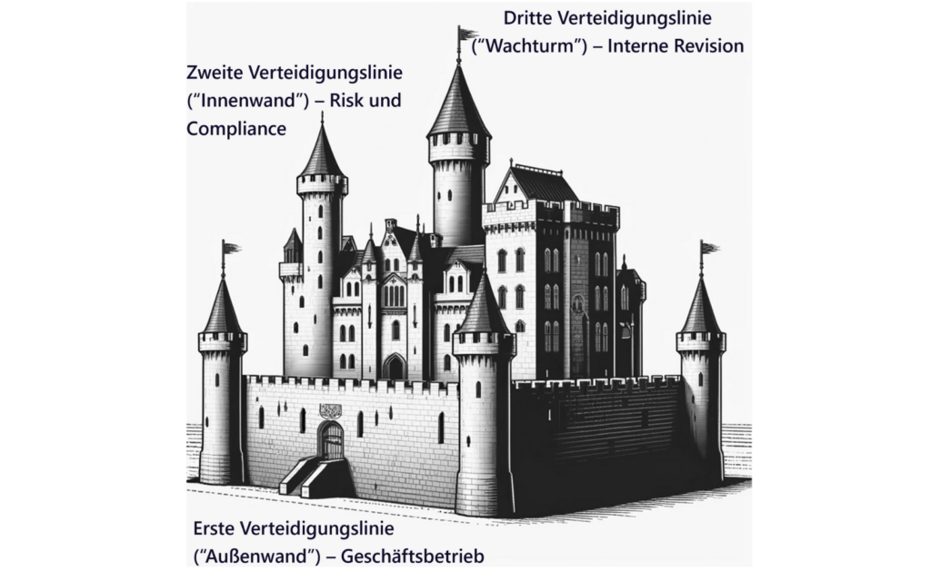 Grafik-1-Das-Three-Lines-of-Defence-Modell-fur-Risikomanagement