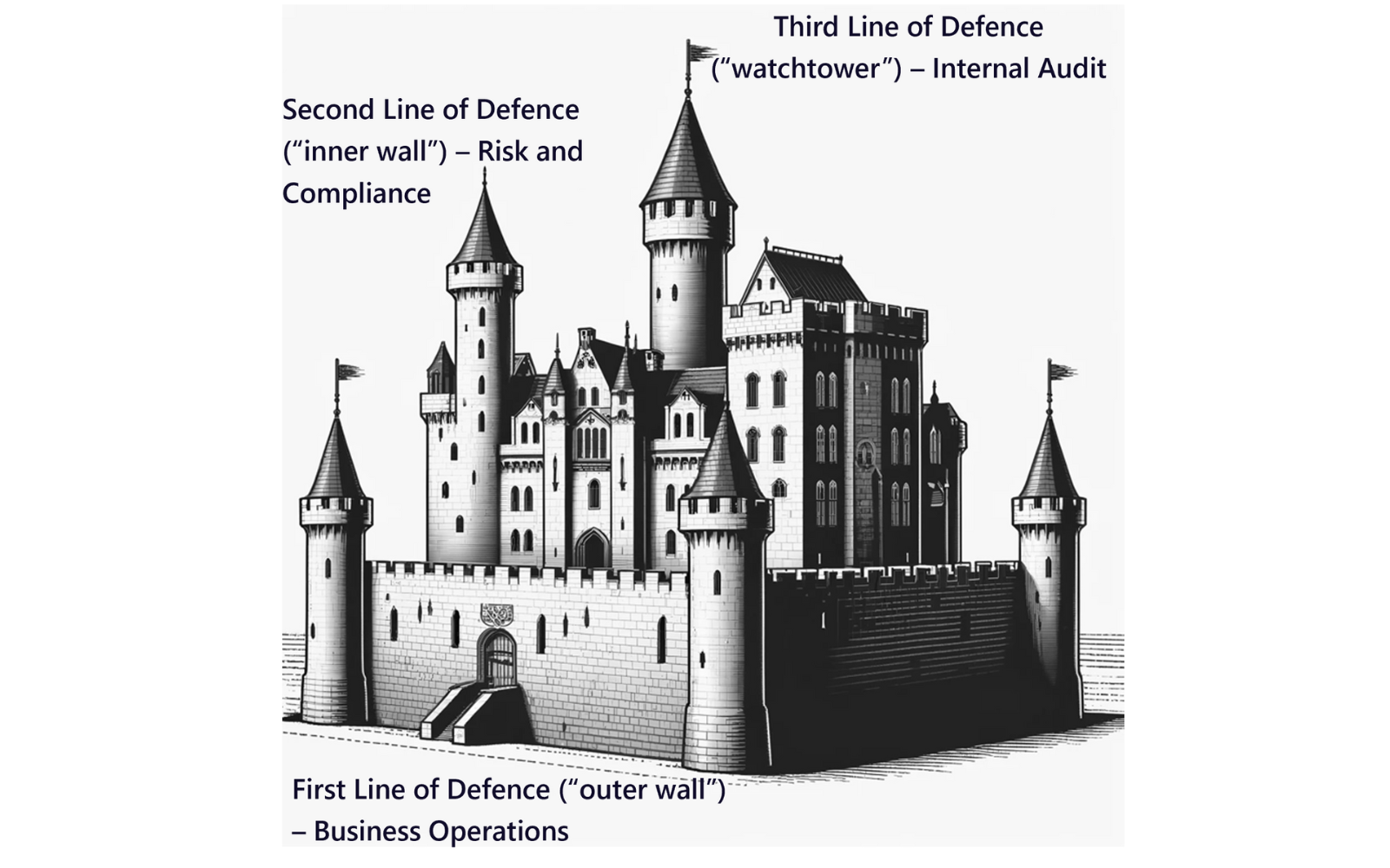 Figure 1: The Three Lines of Defence Model for Risk Management