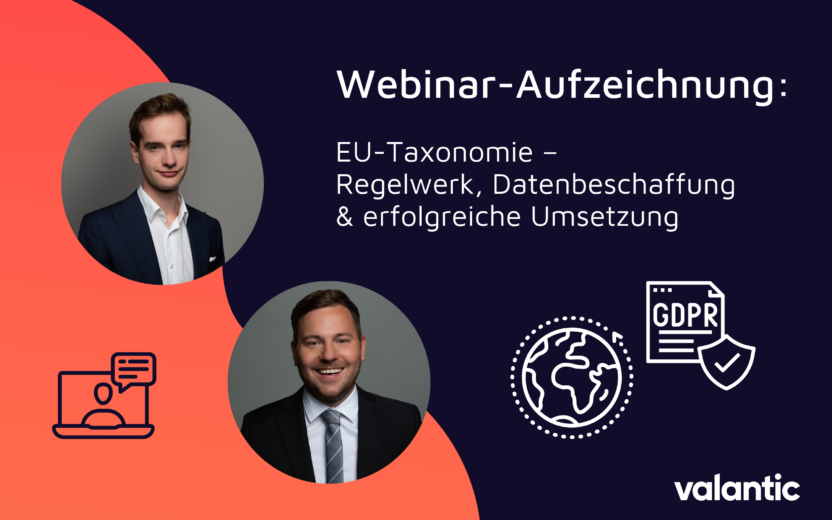 Corporate Sustainability: Webinar On Demand_EU Taxonomie