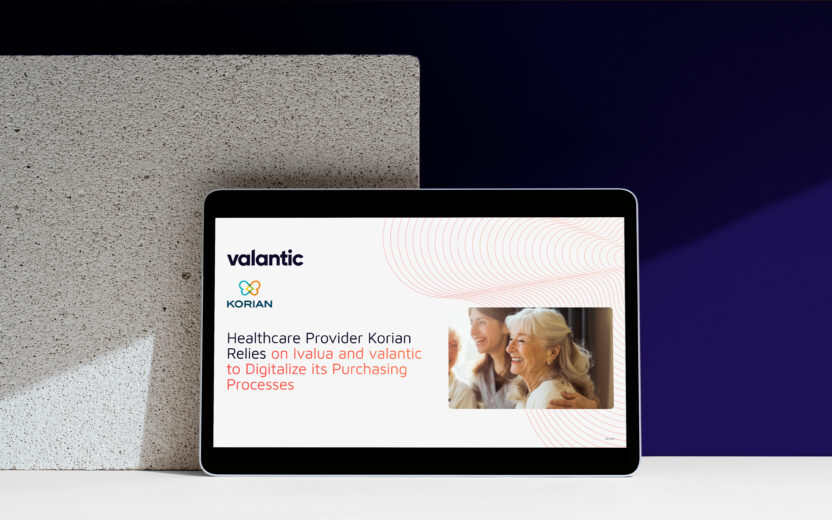 Mockup valantic Reference Korian - Digitalize the purchasing processes with Ivalua