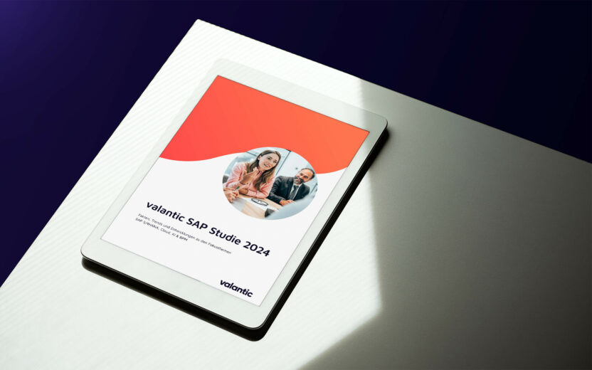 Mockup: Ergebnisreport valantic SAP Studie 2024