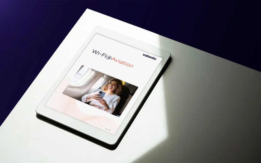 Mockup: White paper WiFi at Aviation