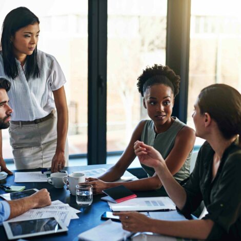 Group of people in a meeting room