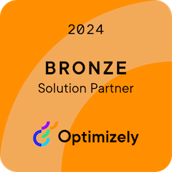 Optimizely Solution Partner Badge bronze 2024