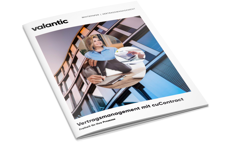 Mockup zum Whitepaper Vertragsmanagement mit cuContract