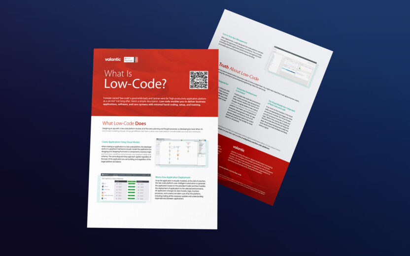 Mockup Factsheet What is Low-Code?