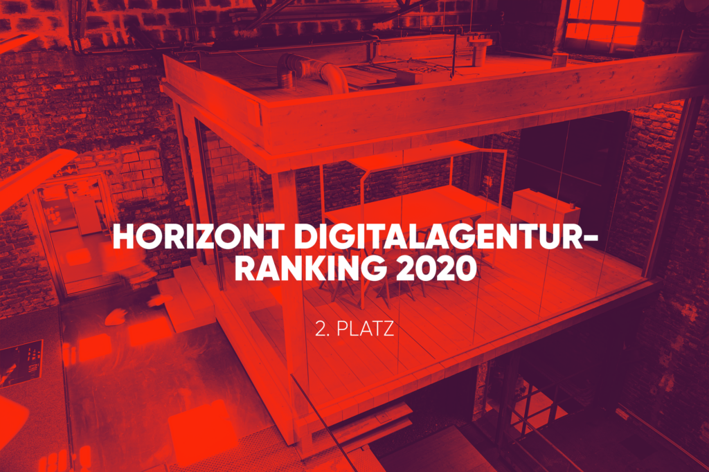 Im Digitalagentur-Ranking 2020 positionieren wir uns auf dem Silbertreppchen.