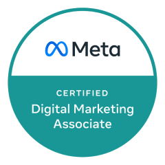 Meta digital marketing associate Logo